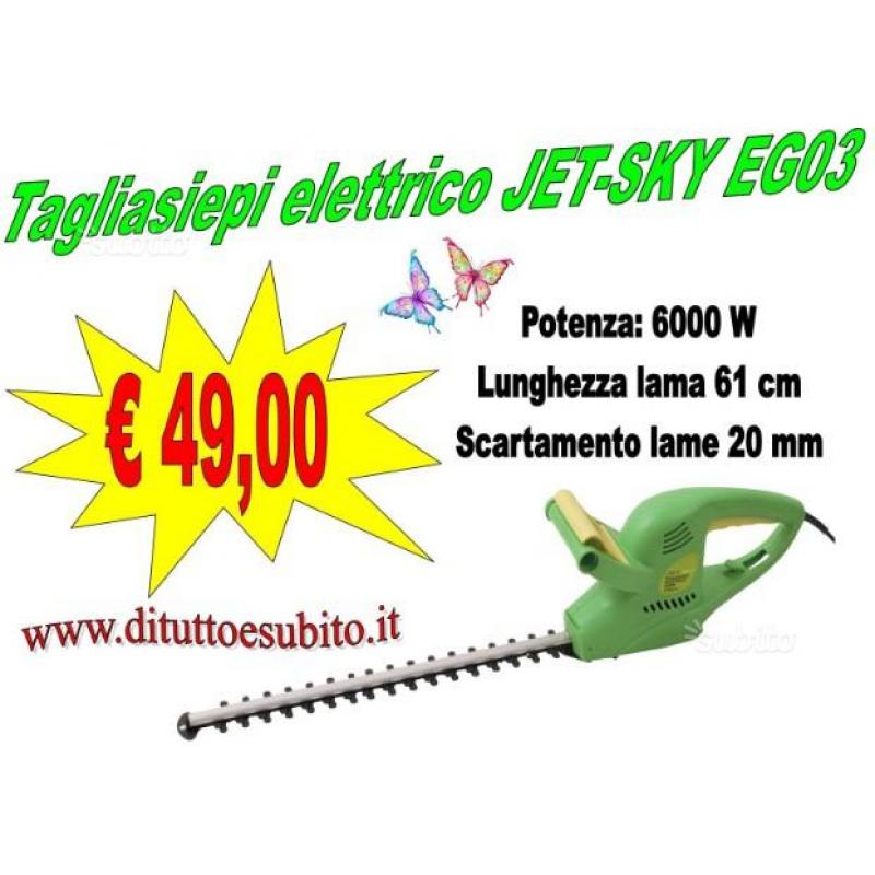 Tagliasiepi elettrico jet-sky w600